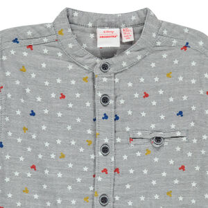 Chemise manches longues à étoiles et sertis Mickey Disney 