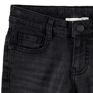 Jean effet used et crinkle coupe slim 