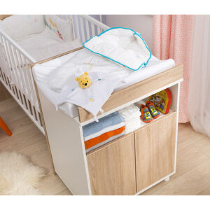 Nid d'ange ouatiné Disney avec patch Winnie 