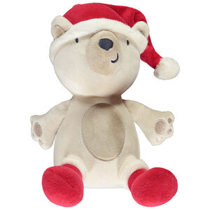 Peluche ourson de Noël en sherpa pour bébé 