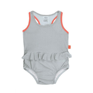 Maillot de bain couche 1 pièce à pois polka - 36 mois 