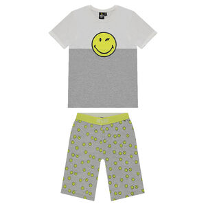 Junior - Pyjama en jersey avec print Smiley 