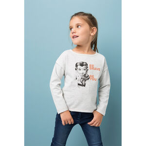 Sweat en molleton Disney print Belle 