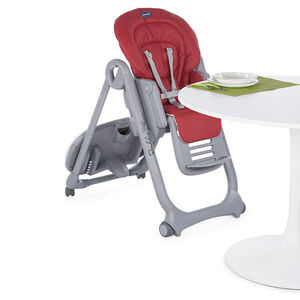 Chaise haute réglable Polly Magic Relax - Rouge 