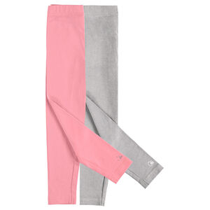 Lot de 2 leggings longs unis  