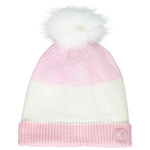 Bonnet de ski en tricot perlé effet color block fille 