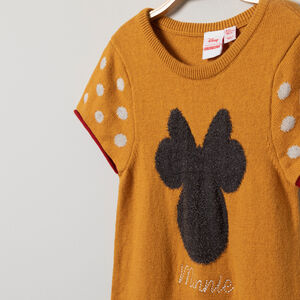 Robe manches courtes en tricot motif Minnie Disney 
