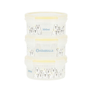 Lot de 3 pots de conservation Maxibox - 300 ml 