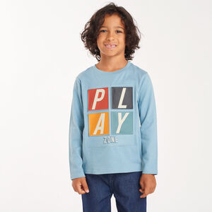 T-shirt fantaisie manches longues garçon 