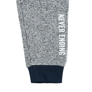 Pantalon de jogging en molleton avec poches zippées et découpes 