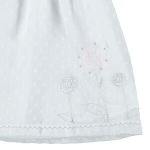 Ensemble robe de cérémonie à plumetis et bloomer 