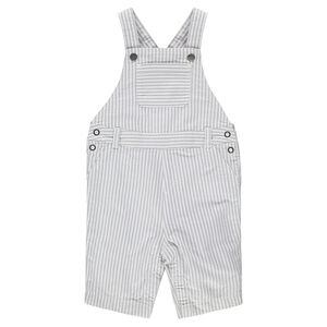 Salopette courte à rayures verticales 