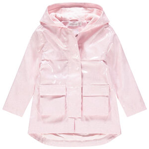 Parka à capuche pailletée à poches 