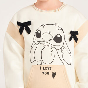 Robe sweat print Stitch Disney fille 