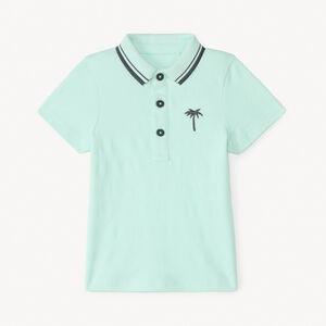 Polo manches courtes broderie fantaisie pour bébé garçon 