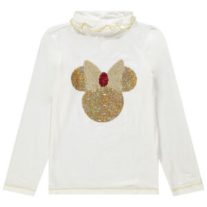 Sous-pull col roulé motif Minnie en sequins magiques Disney 