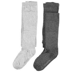 Lot de 2 collants épais unis 