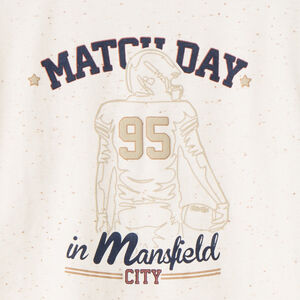 T-shirt manches longues puff print football américain garçon 