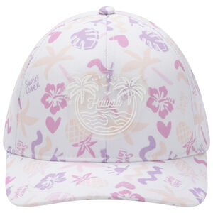 Casquette imprimée à badge gomme Hawaii fille 