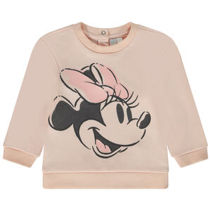 Sweat en molleton print Minnie Disney pour bébé fille 