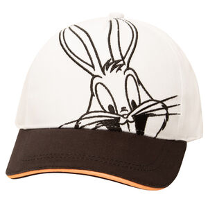 Casquette bicolore brodée Bugs Bunny Looney Tunes garçon 