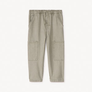 Pantalon en toile unie à poches pour bébé garçon 