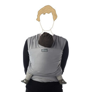 Porte-bébé Tricot-Slen Bio - Gris clair 
