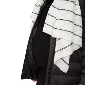 Echarpe en tricot à rayures jacquard 