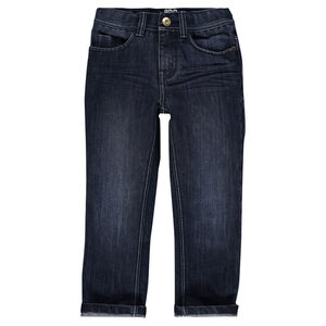 Junior - Jeans droit et surpiqûres 