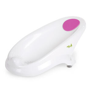 Transat de bain - Fuchsia/Blanc 