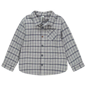 Chemise manches longues à carreaux 