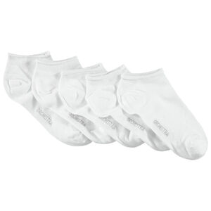Lot de 5 paires de chaussettes courtes unies 