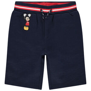 Bermuda en maille uni patch Mickey Disney 