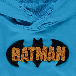 Sweat en molleton à capuche avec Batman en bouclette 