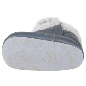 Demies bottes avec fausse fourrure au col 