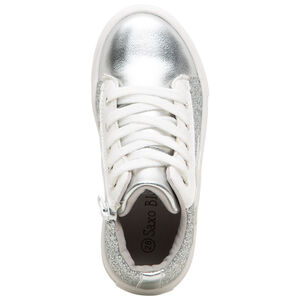 Baskets montantes à paillettes et étoile 