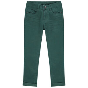 Pantalon en twill effet crinkle 