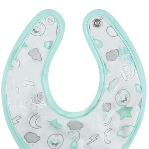 Lot de 2 bavoirs bandana Smiley 