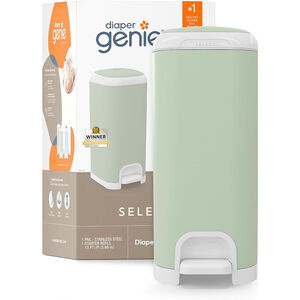Poubelle à couches Genie Select + 1 recharge octogonale- Vert 