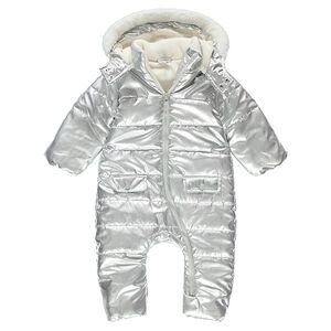 Combi-pilote matelassée doublée sherpa avec poches pressionnées 