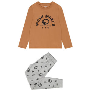 Pyjama 2 pièces en jersey imprimé musique garçon 
