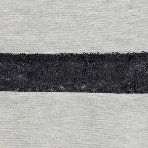 Junior - Robe en molleton sans manches avec bande en sequins noirs 