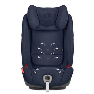 Siège-auto isofix Everna-Fix Groupe 1/2/3 - Velvet black 