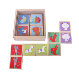 Jeu de mémoire en bois 32 pièces 