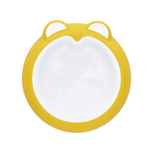 Assiette antidérapante - Jaune soleil 
