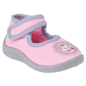 Chaussons babies avec bride à scratch et patch Marie Disney 