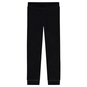 Legging milano avec passepoil doré sur les côtés 