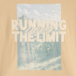 T-shirt manches longues oversize photoprint montagne garçon 