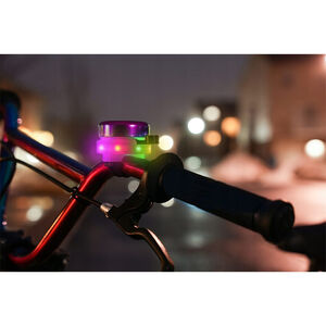 Sonnette de vélo lumineuse BellBrightz Rose 