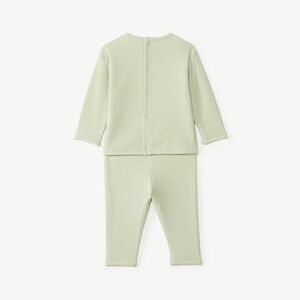 Ensemble de jogging en nid d'abeille print ourson pour bébé garçon 